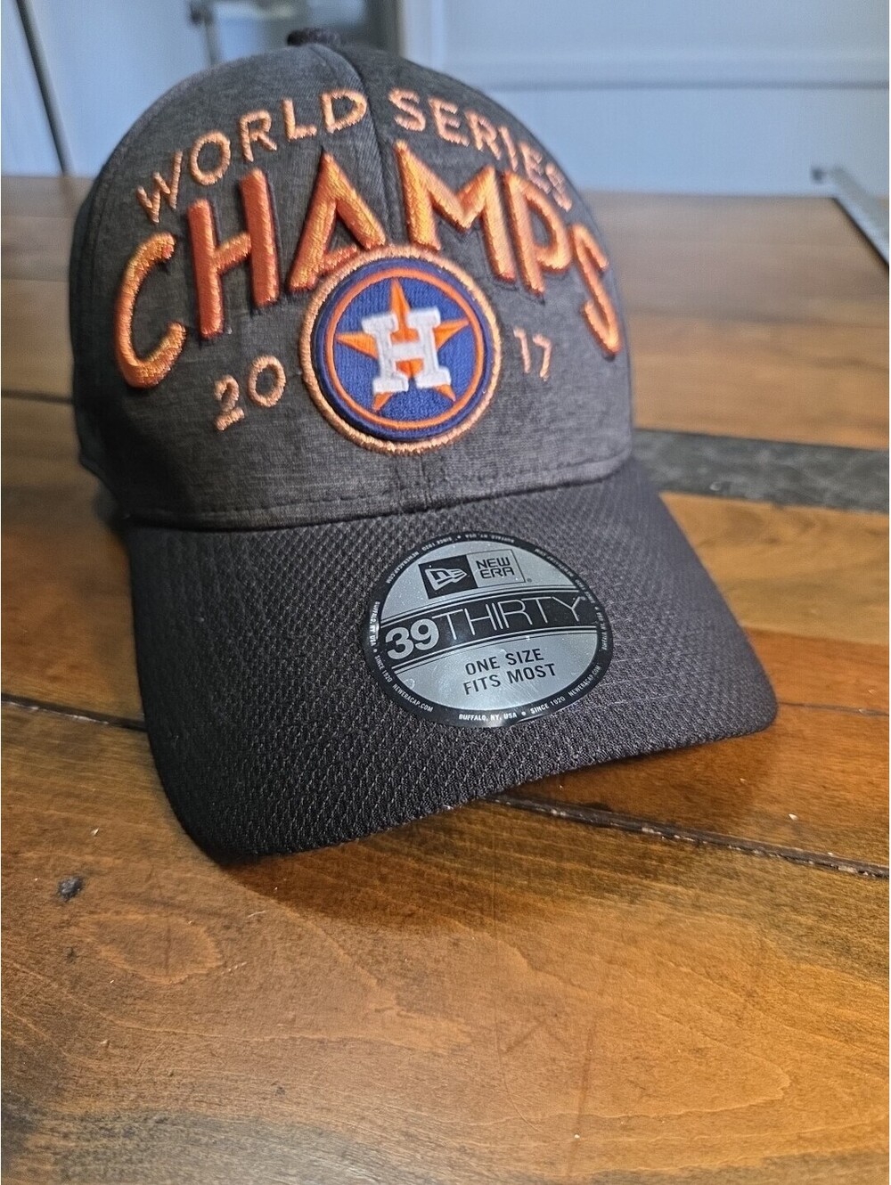 Houston Astros 2017 World Series Champs New Era 39Thirty Stretch Fit Hat